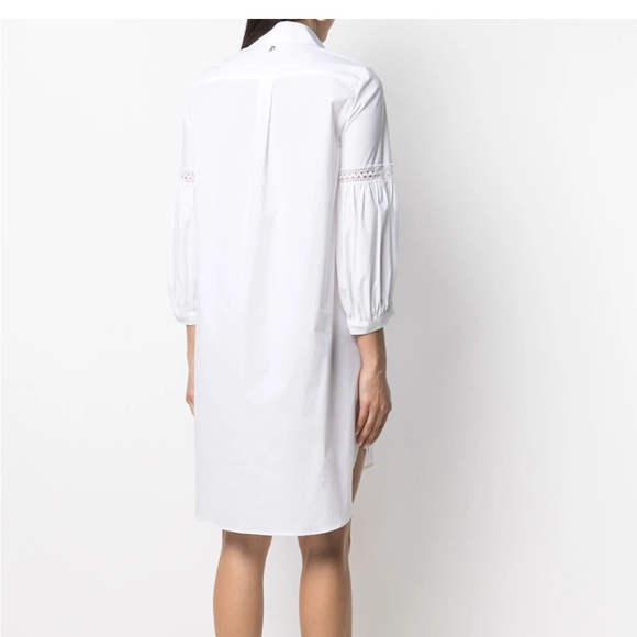 DONDUP embroided trim shirt dress - Picture 2 of 4